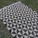 Vintage Turkish kilim, handwoven, 135x202 cm.