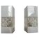 Pair of midcentury design plastic wall lamps, 1970s