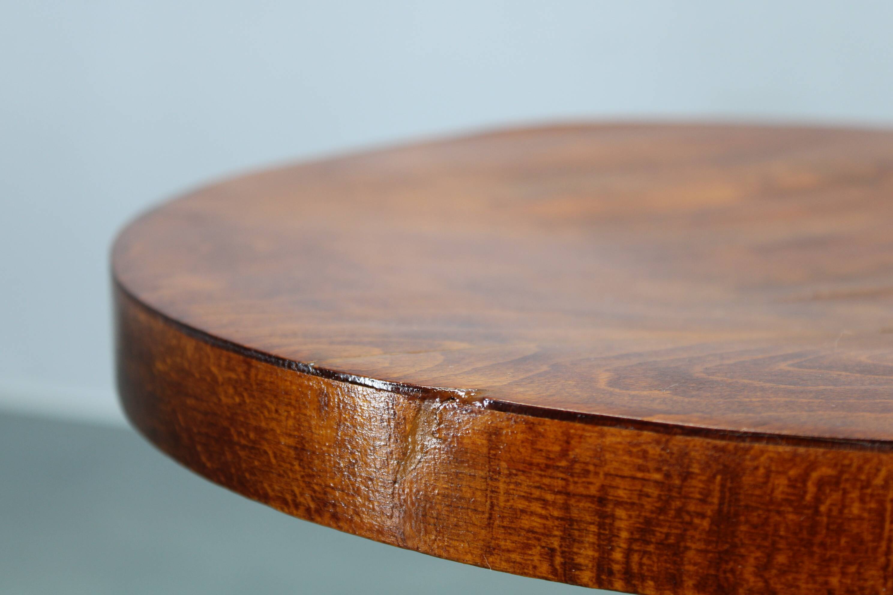 Restored adjustable bentwood piano stool, Czechoslovakia, 1930s — Art Deco Thonet
