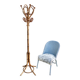 Vintage bamboo and rattan parrot coat rack, 1960s, TBE