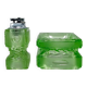 1970s Stunning Green Smoking Set By Antonio Imperatore in Murano Glass. Mad