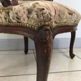 Louis XV vintage cabriolet armchair "à la Reine", 18th century