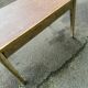 Farmhouse table made of solid wood and lino from the 19th century, renovated.