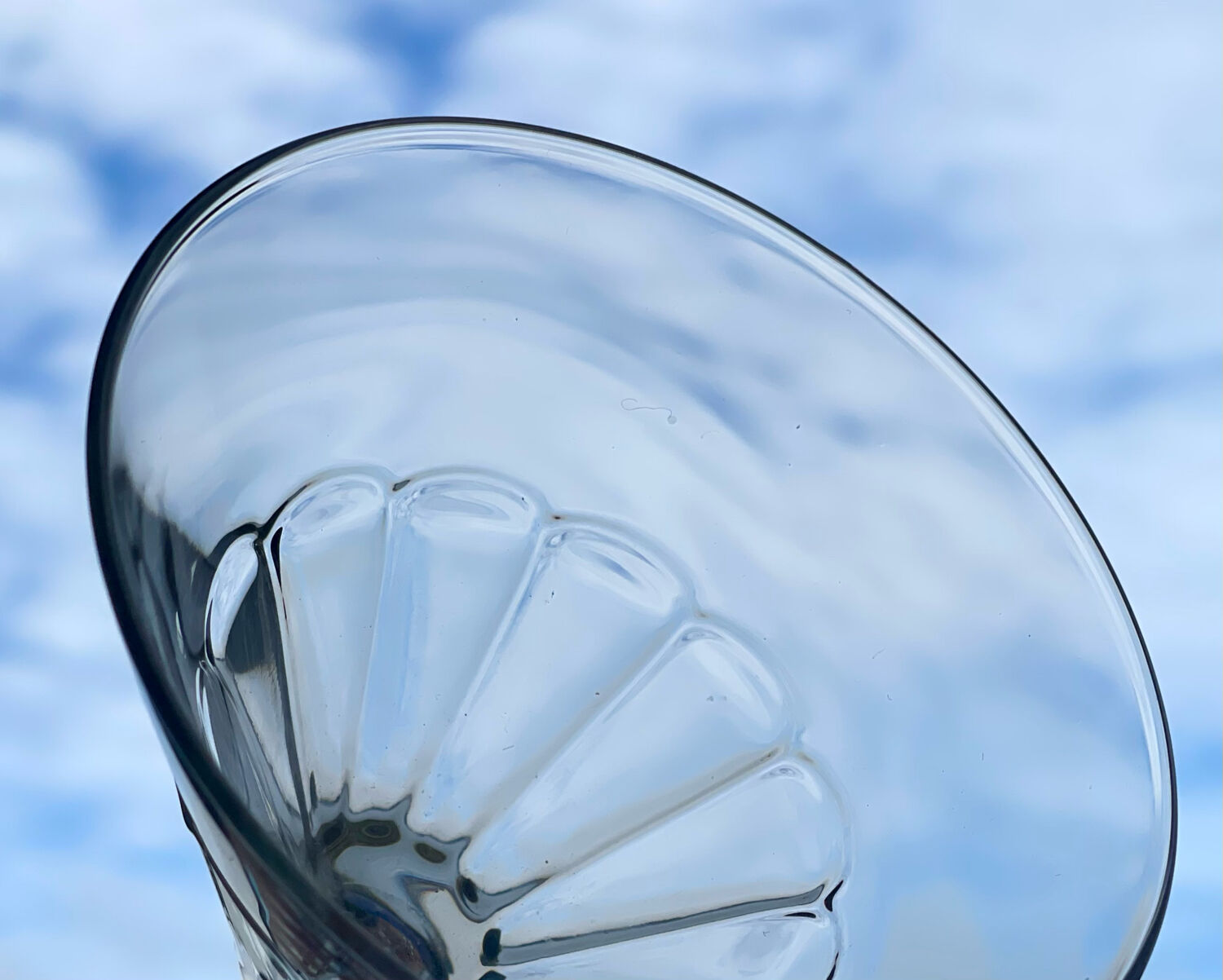 Set of 4 cocktail glasses 1970