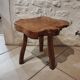 Small brutalist tripod coffee table