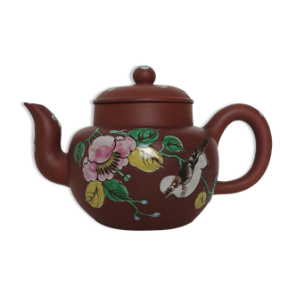 Théière chinoise ancienne émaillée