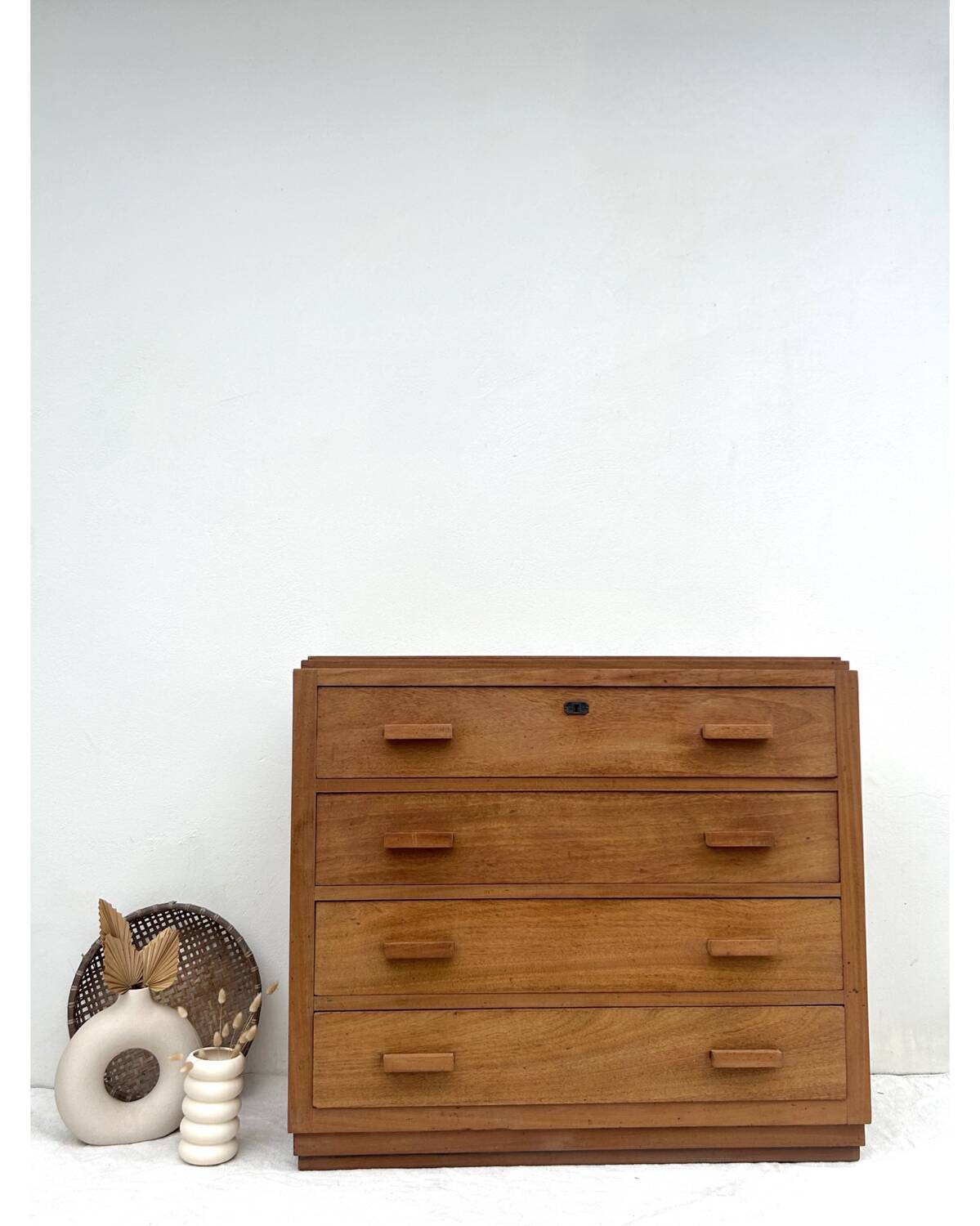 Large Art Deco chest of drawers