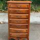 Louis XV style chest of drawers in solid wood from the 20th century