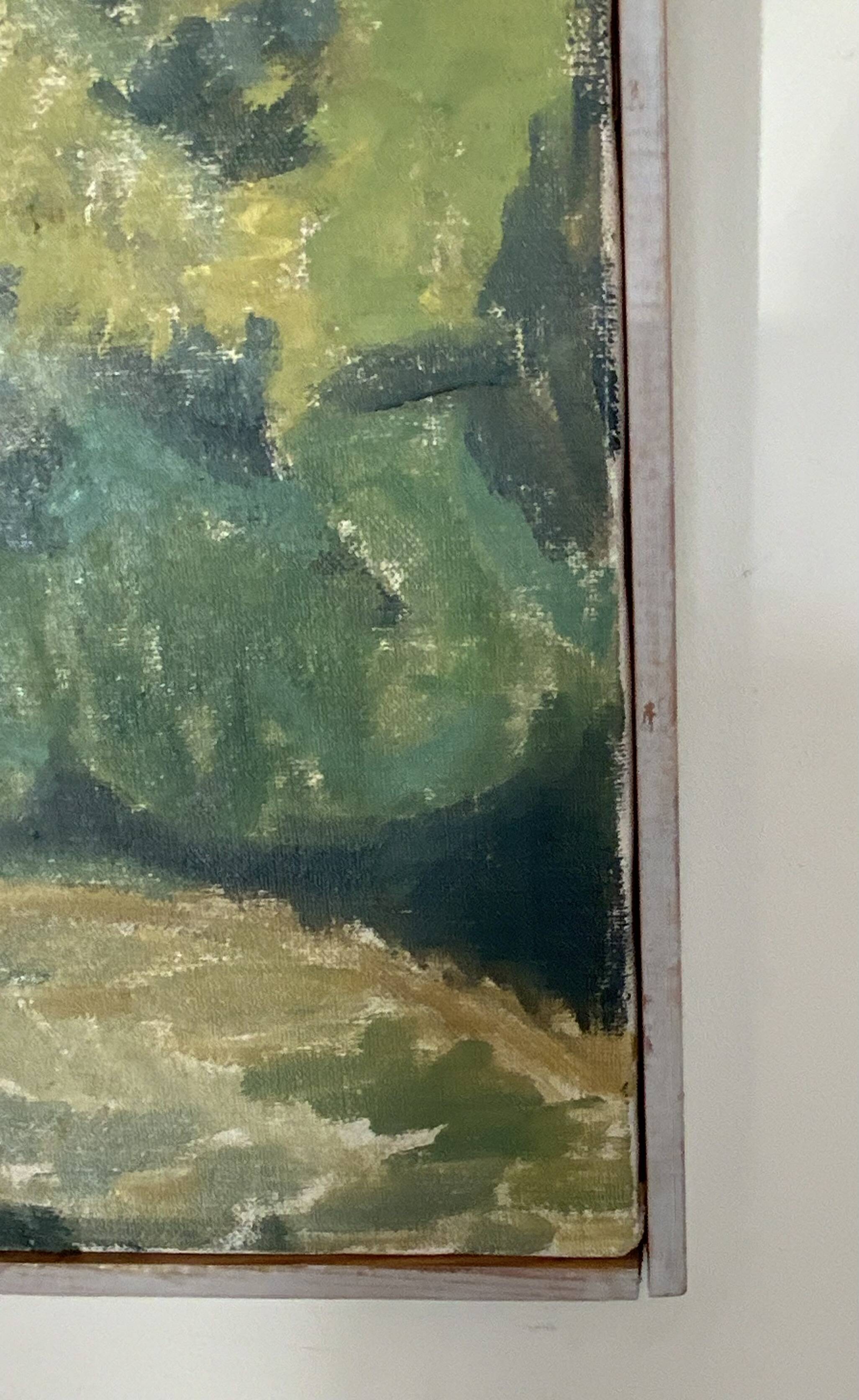 Vintage Oil on Canvas by Swedish artist Anna Munther (1915-2000)