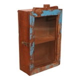Original polychrome patina Burmese teak wall display