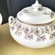 Antique tea service in Sarreguemines U&C earthenware.