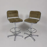 Vintage chrome bar stools