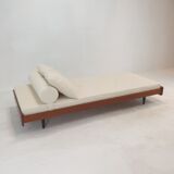 Teak Daybed with Cushions and Bolster, 1960s