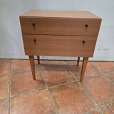 Scandinavian bedside table from the 60s
