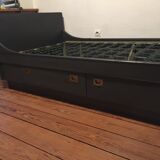 1970s navy boat bed