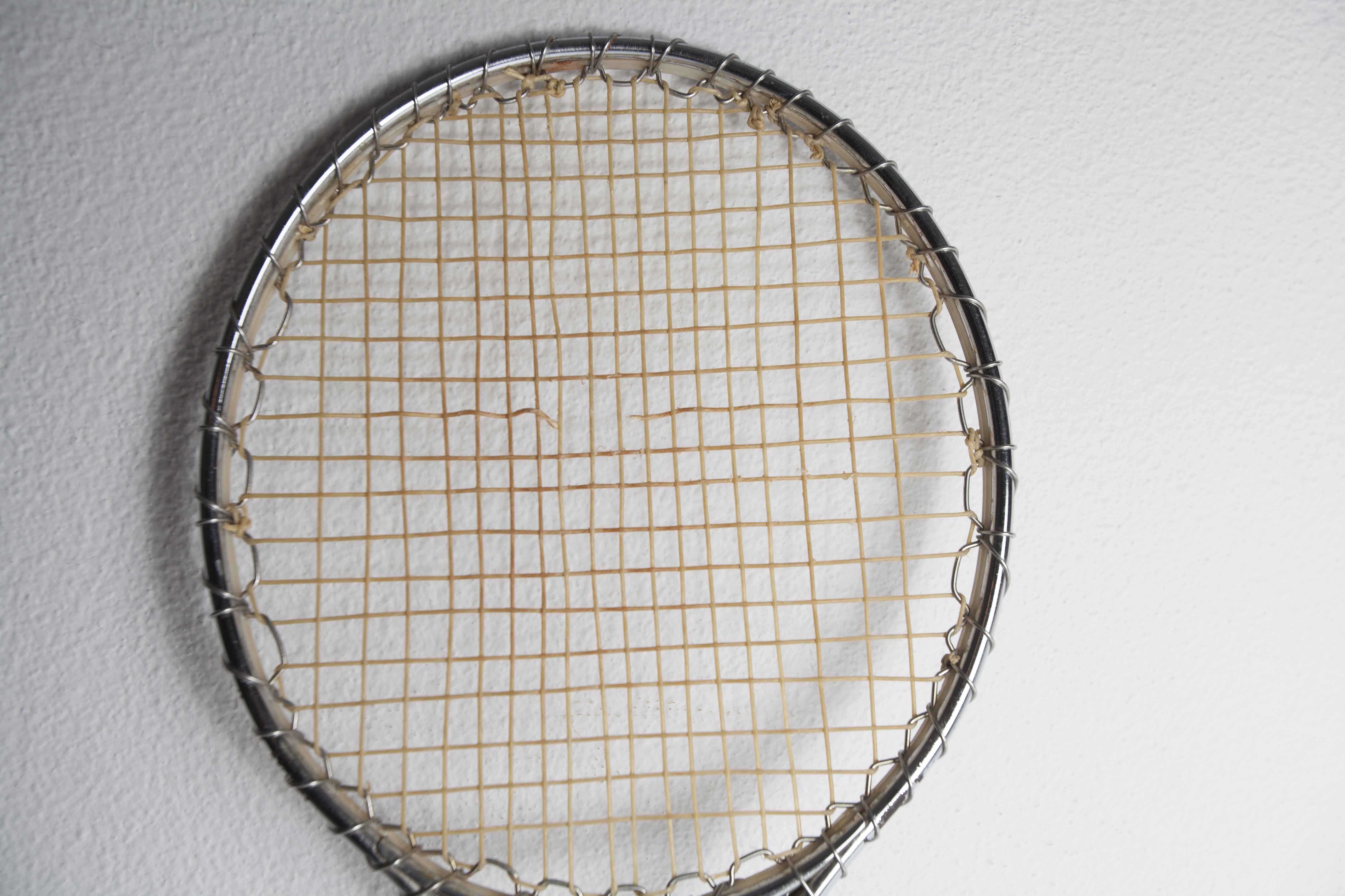 Jimmy Connors 1970 metal chrome racket