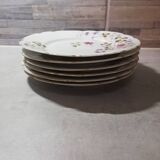 Vintage floral dessert plates