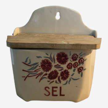 Badonviller earthenware salt box