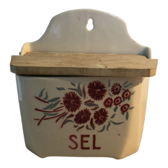 Badonviller earthenware salt box