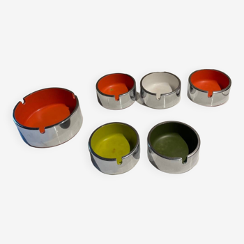 Set of 6 Isamu Kenmochi 70 ashtrays