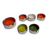 Set of 6 Isamu Kenmochi 70 Ashtrays