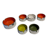 Set of 6 Isamu Kenmochi 70 Ashtrays