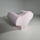 Pale pink chaise longue by Ron Arad for Moroso.