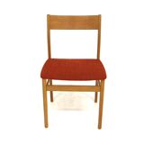 Set of 4 Scandinavian oak chairs, Sweden, 1960