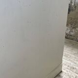 Meuble de métier enfilade patine blanche