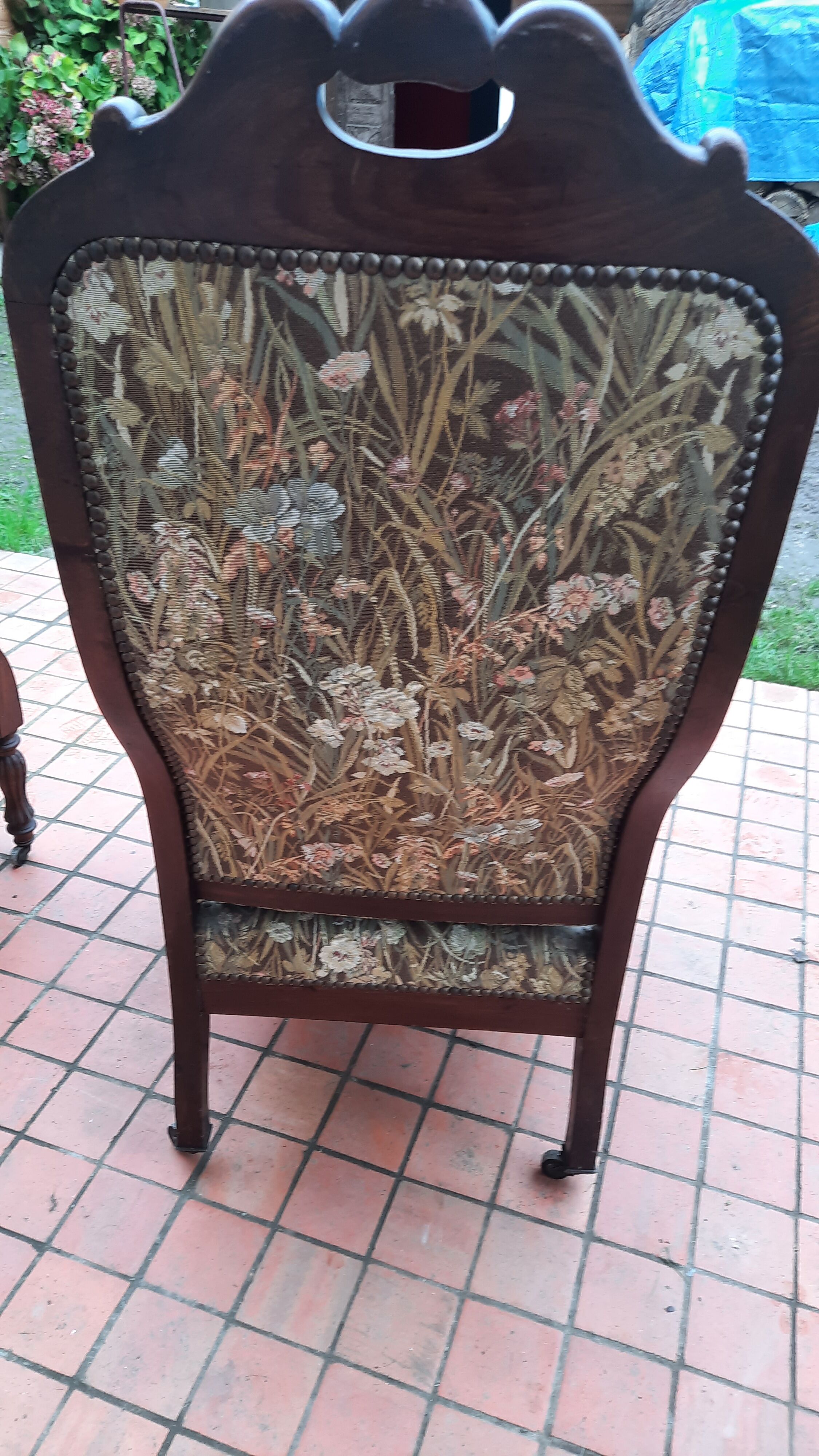 Paire de fauteuils style Louis Philippe