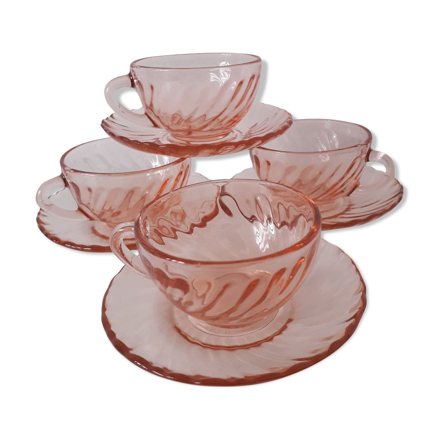 Arcoroc rosaline espresso cups