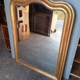 Mirror Louis Philippe XIXem gilding sheet 130/96cm