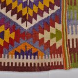 Small Oushak Multicolour Kilim Rug sk 1677
