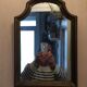Mirror wooden gold 38 x 26 cm