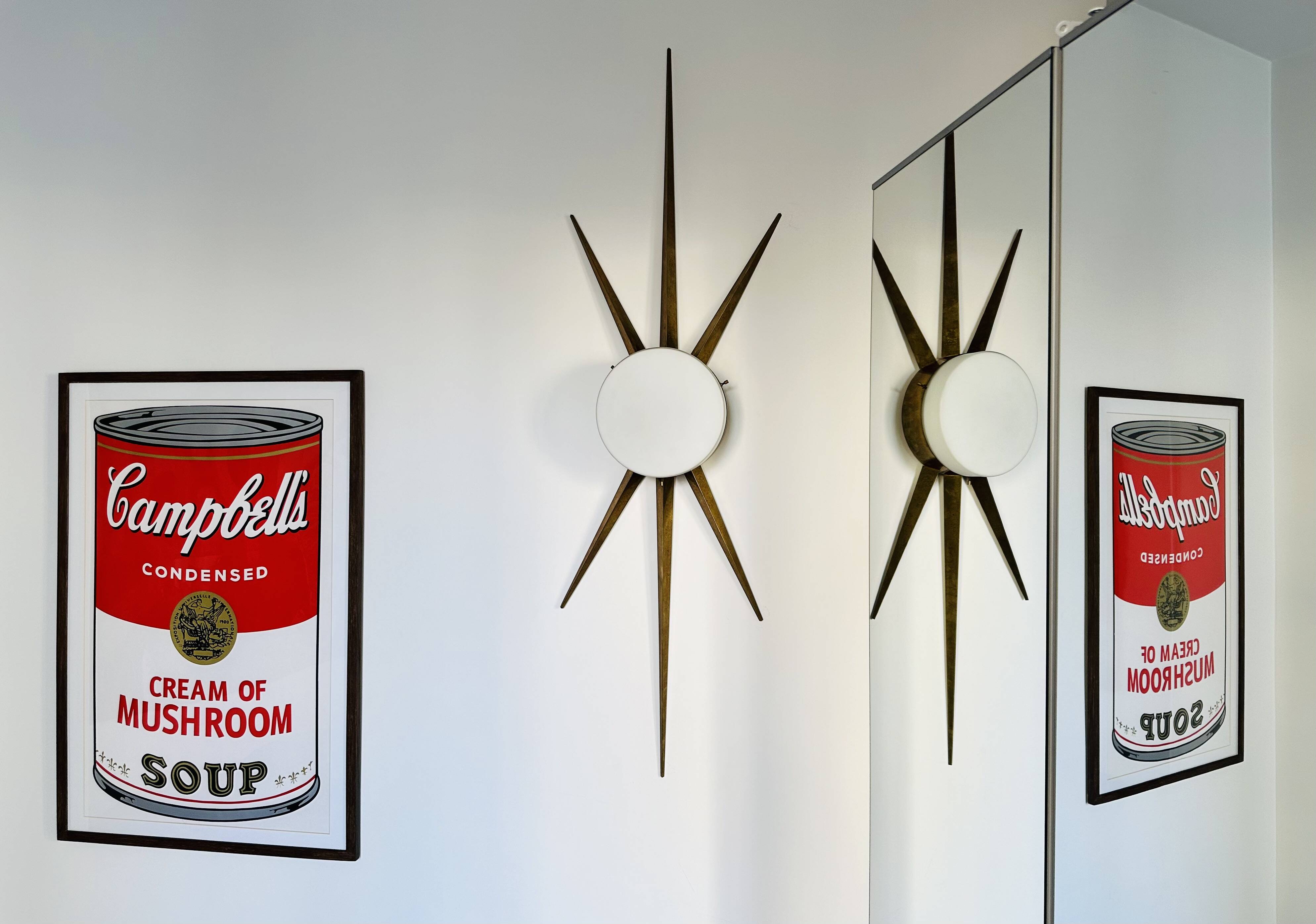 Gio Ponti Sun ceiling light produced by Arredoluce