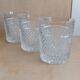 Set of 5 vintage crystal glasses
