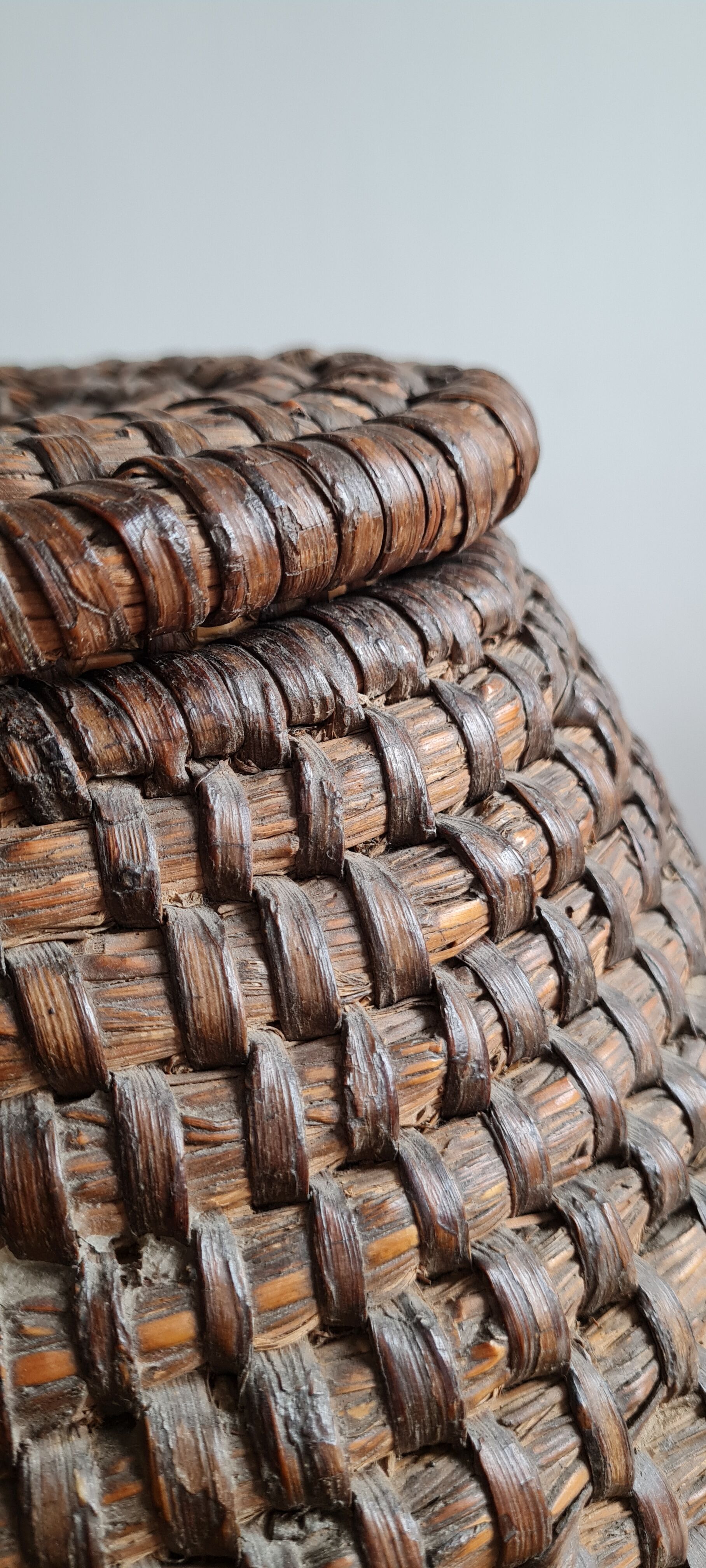 Antique wicker basket