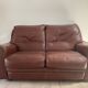Canape 2 seater 100% leather brown