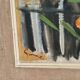 Swedish Original Oil on Canvas – "Figure Near a Flower Fence" by Carl Gunne – Signed – Vintage and Framed – 69.5 × 48 cm (27.4" × 18.9")