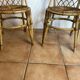 Pair of vintage rattan chairs Louis Sognot
