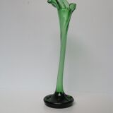 Green soliflore vase