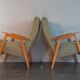 Pair of Interier Praha chairs, Czechoslovakian vintage 1960s