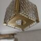 Lustre laiton verre vintage