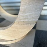 Table basse italienne en travertin