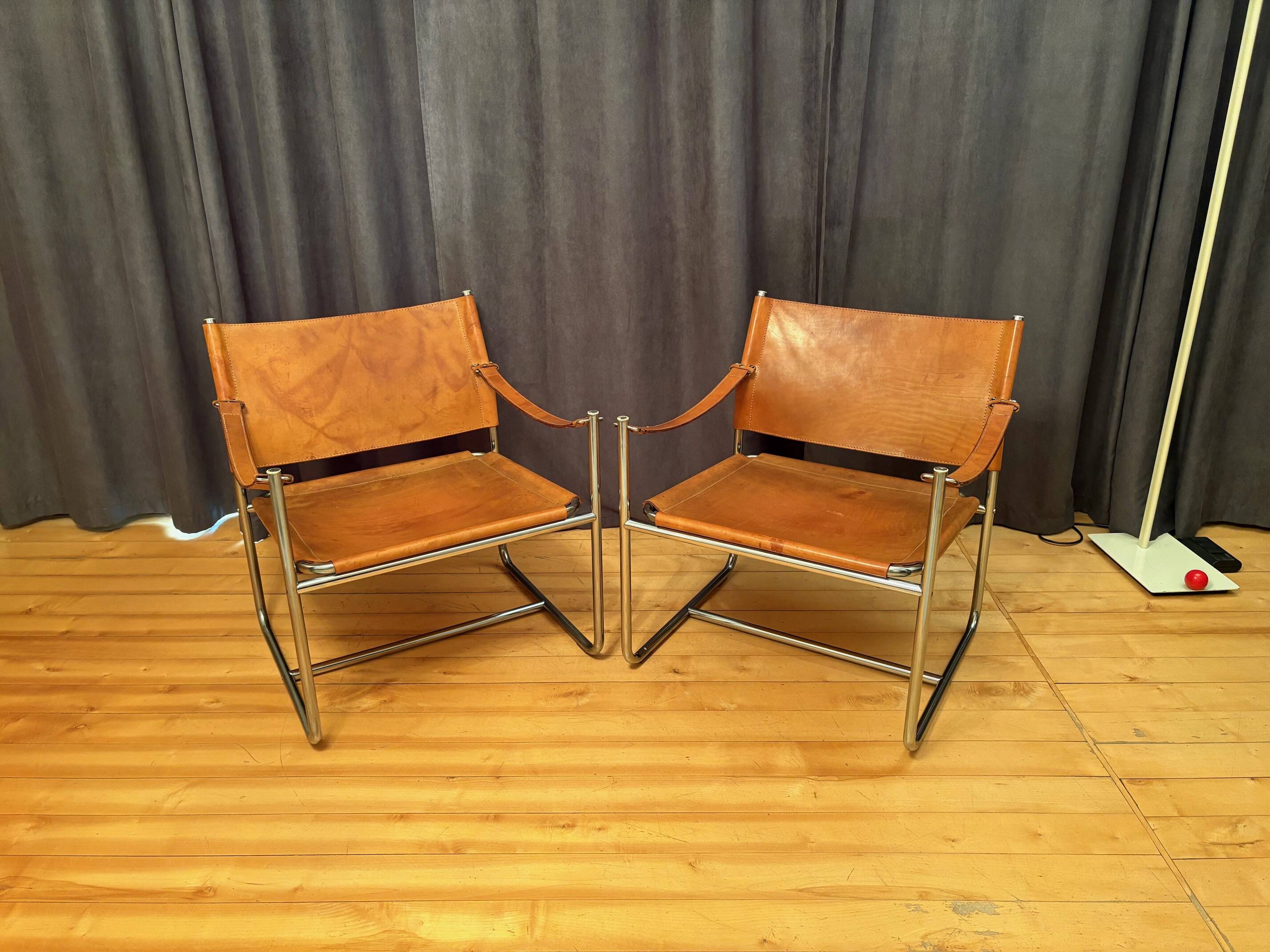 A pair of Amiral armchairs, designed by Karin Mobring, Ikea, Sweden, 1970s.