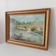 Old painting oil on canvas signed J.V.