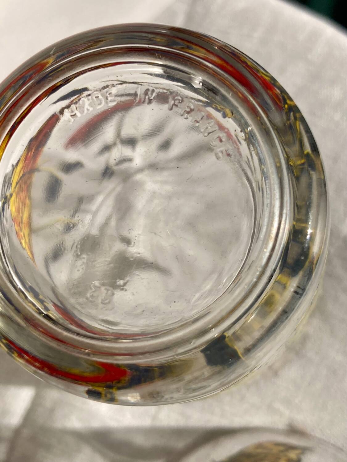 Set of 4 bird-patterned water glasses