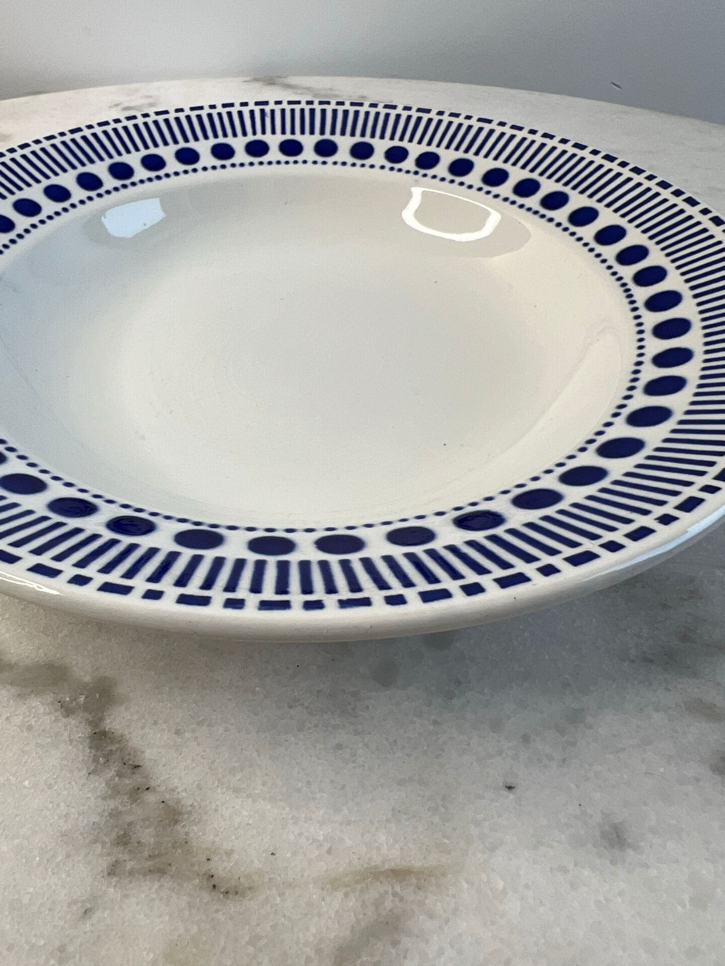 Assiette creuse Sarreguemines collection Béatrice