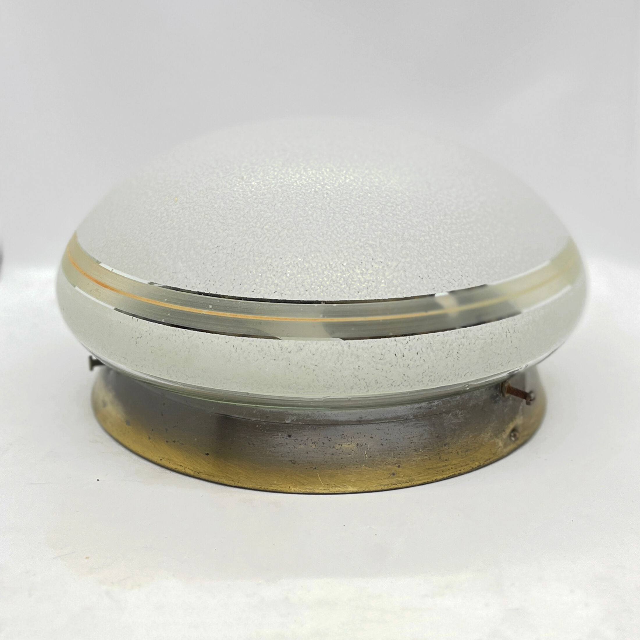 Plafon lamp art deco Meissen, Germany, 1940s