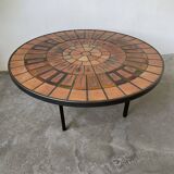 Capron “herbarium” coffee table with metal base